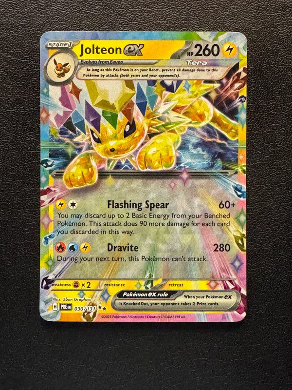 030 Jolteon ex Prismatic Evolutions Double Rare Near Mint