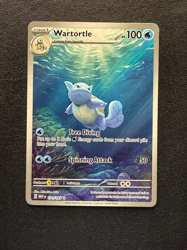 171 Wartortle Scarlet & Violet 151 Illustration Rare Near Mint