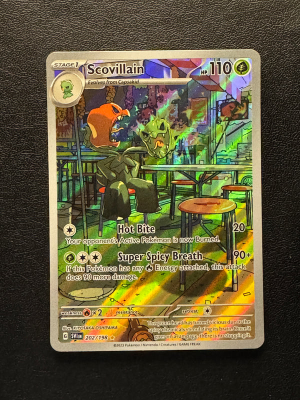 202 Scovillain Scarlet & Violet Illustration Rare Near Mint