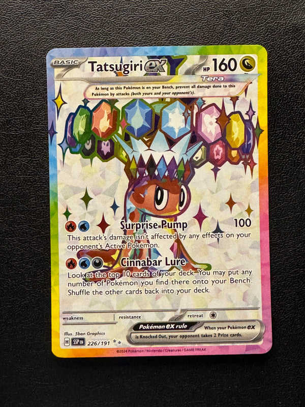 226 Tatsugiri ex Surging Sparks Ultra Rare Near Mint