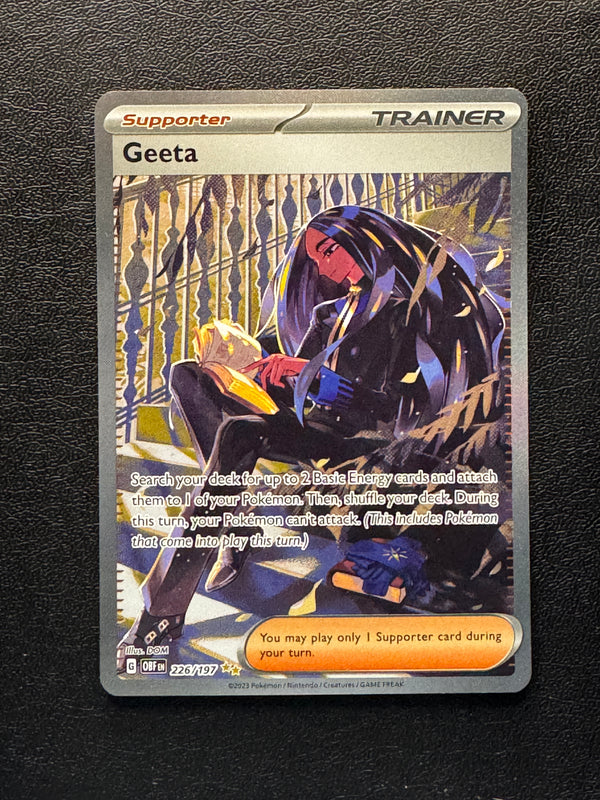 226 Geeta Obsidian Flames Special Illustration Rare Near Mint