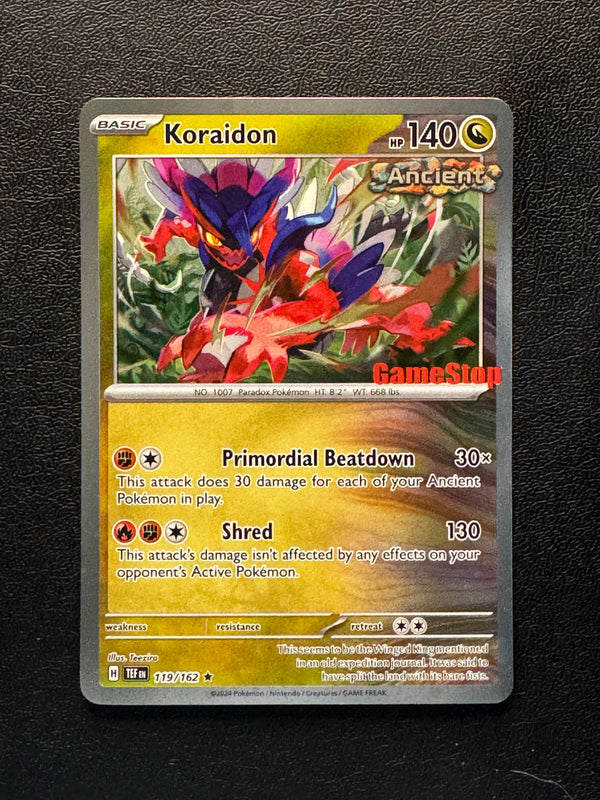 119 Koraidon [GameStop] Temporal Forces Rare Near Mint