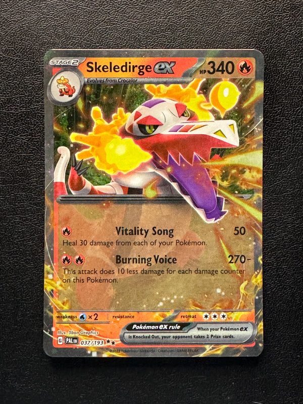 037 Skeledirge ex Paldea Evolved Double Rare NM