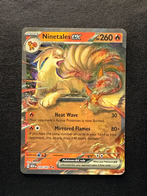038 Ninetales ex Scarlet & Violet 151 Double Rare Near Mint