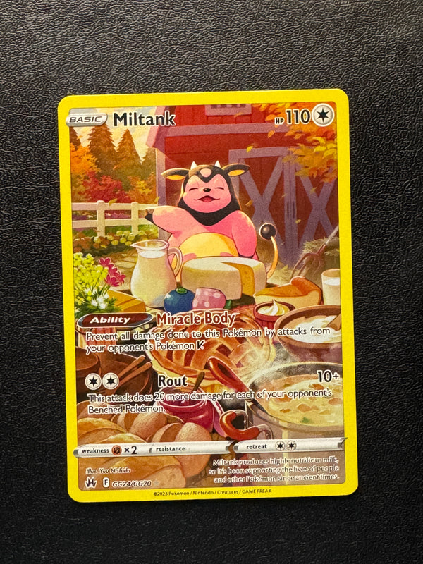 GG24 Miltank Crown Zenith Rare Holo Near Mint