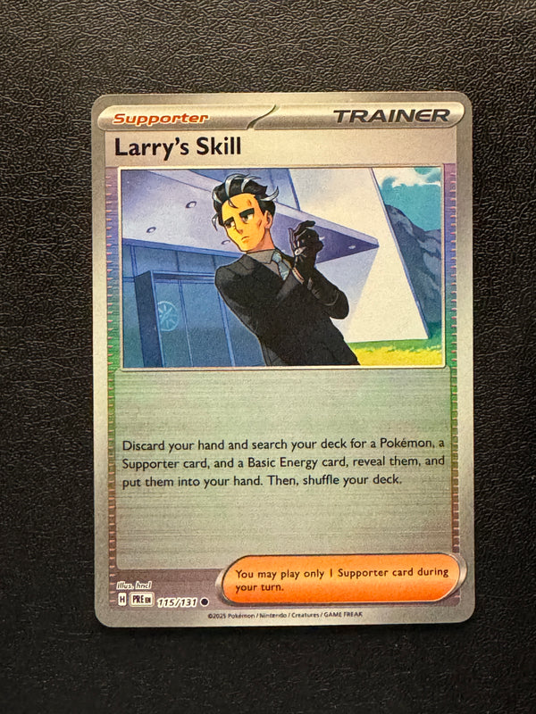 115 Larry's Skill [Poke Ball] Prismatic Evolutions Common Near Mint