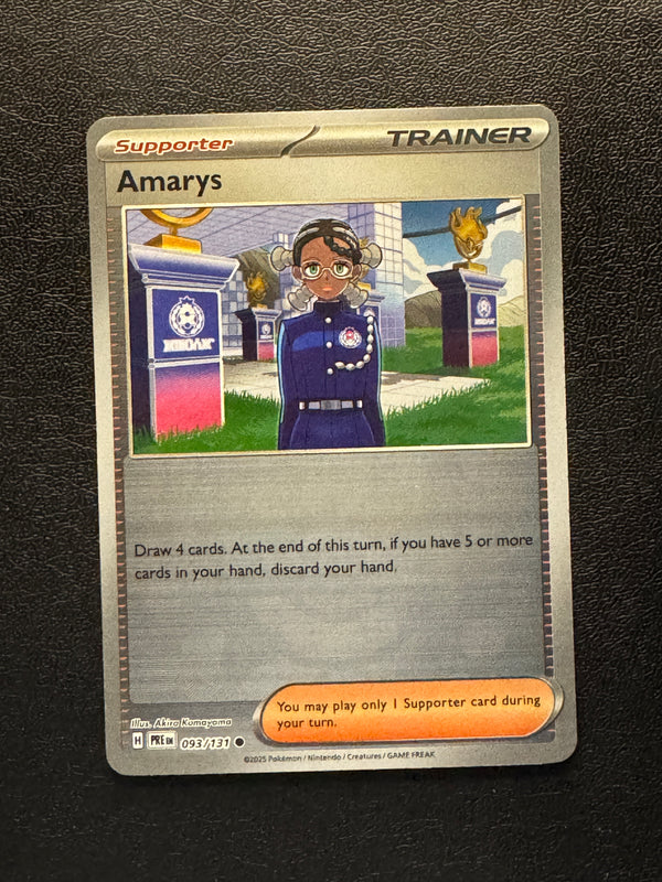 093 Amarys [Poke Ball] Prismatic Evolutions Common Near Mint