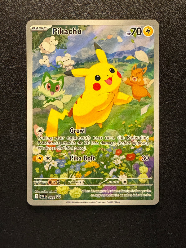 088 Pikachu SV Black Star Promos Promo Near Mint