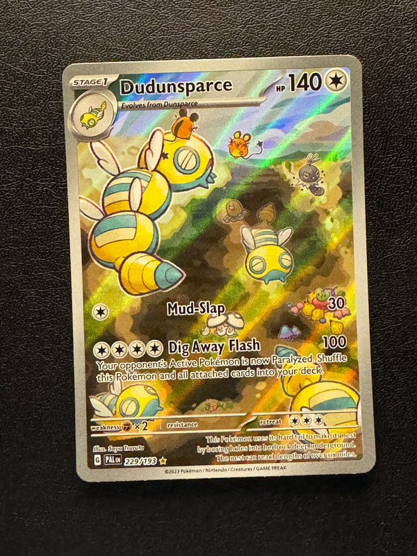 229 Dudunsparce Paldea Evolved Illustration Rare Near Mint