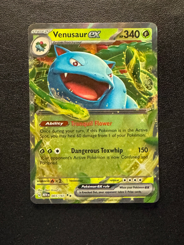 003 Venusaur ex Scarlet & Violet 151 Double Rare NM