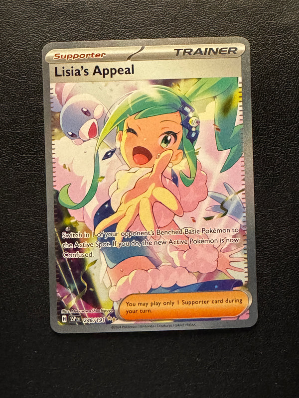 246 Lisia's Appeal Surging Sparks Special Illustration Rare Near Mint