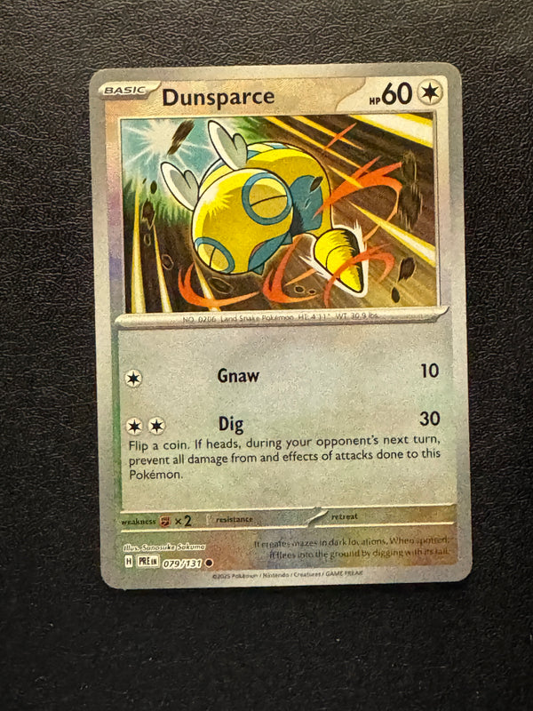 079 Dunsparce [Poke Ball] Prismatic Evolutions Common Near Mint