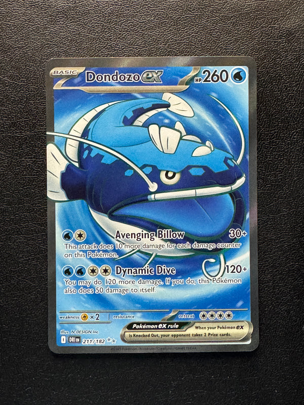 211 Dondozo ex Destined Rivals Ultra Rare Near Mint