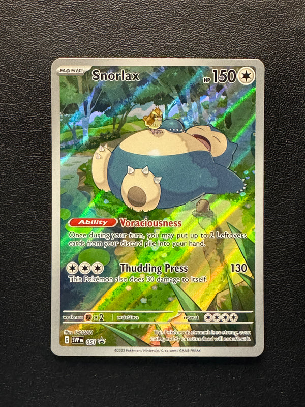 051 Snorlax SV Black Star Promos Promo NM