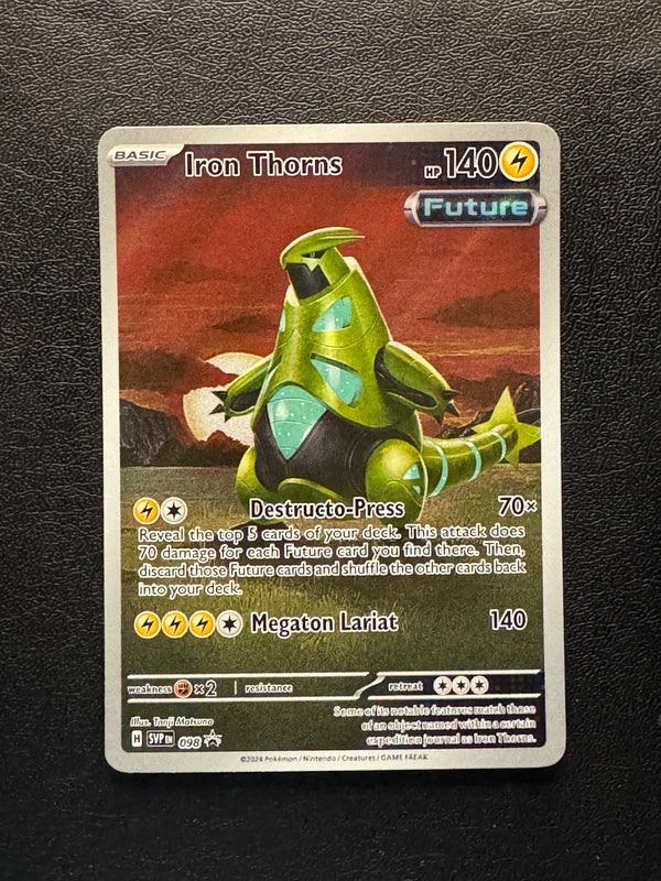 098 Iron Thorns SV Black Star Promos Promo NM