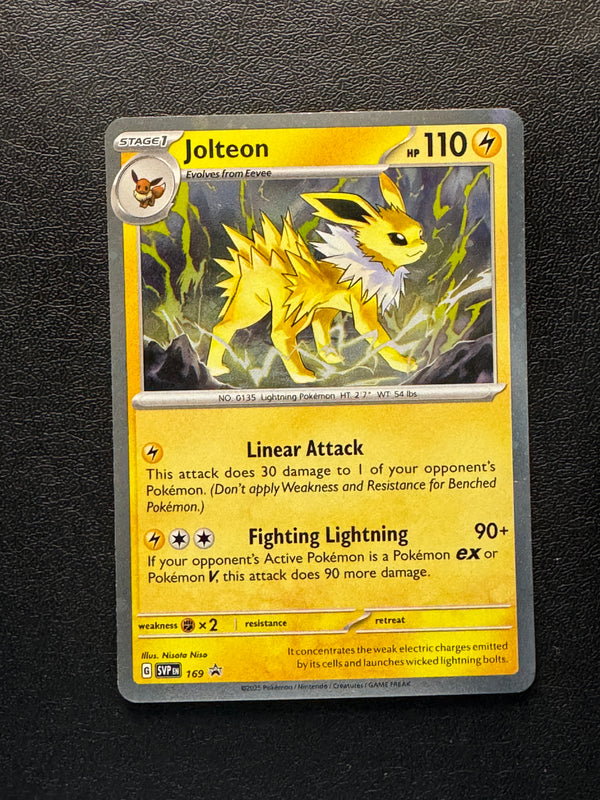 169 Jolteon SV Black Star Promos Promo NM