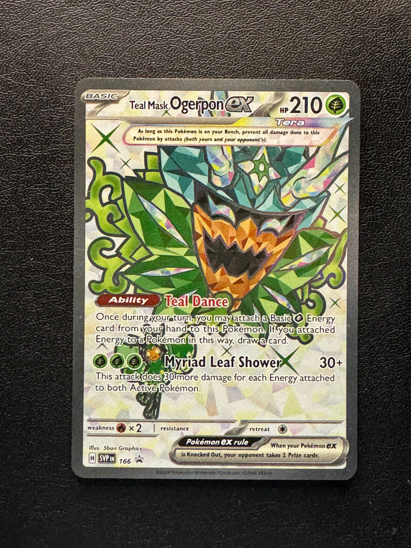 166 Teal Mask Ogerpon ex SV Black Star Promos Promo Near Mint