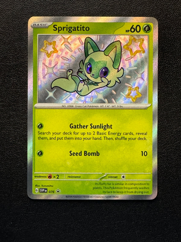 076 Sprigatito SV Black Star Promos Promo Near Mint