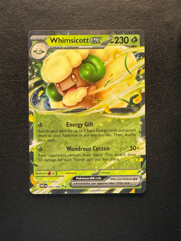 005 Whimsicott ex White Flare Double Rare Near Mint