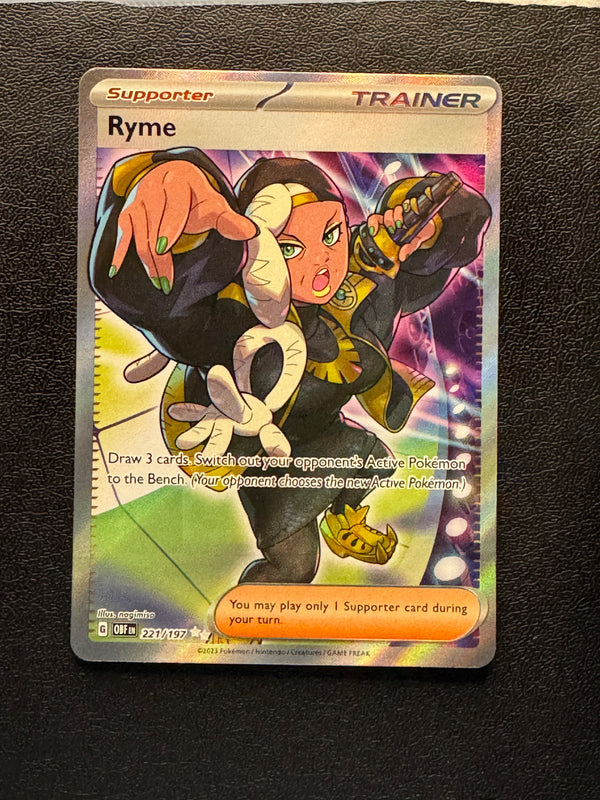 221 Ryme Obsidian Flames Ultra Rare NM