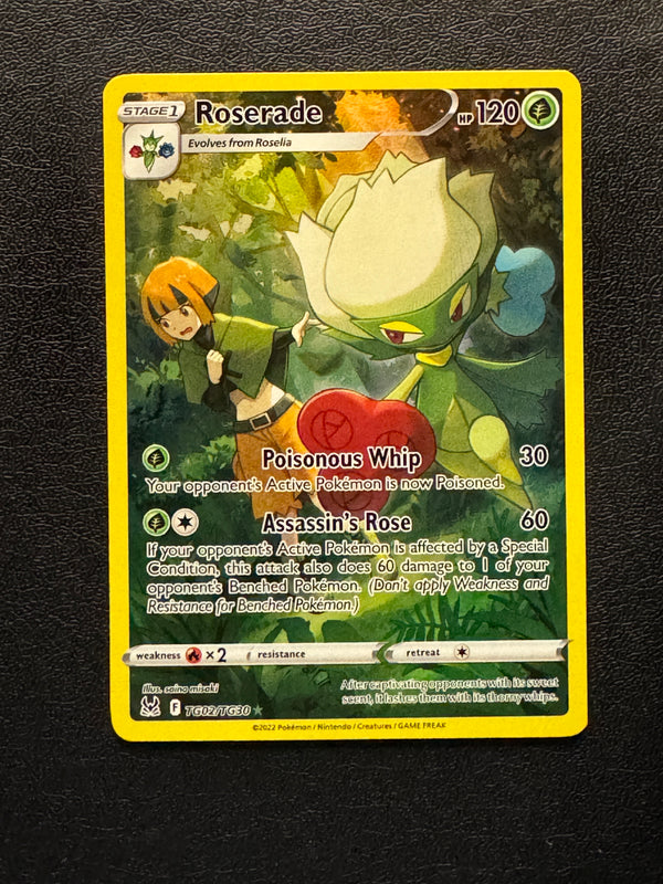 TG02 Roserade Lost Origin Rare Holo Near Mint