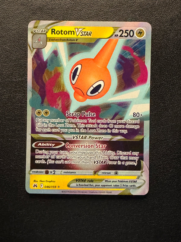 046 Rotom VSTAR Crown Zenith Holo Rare VSTAR NM