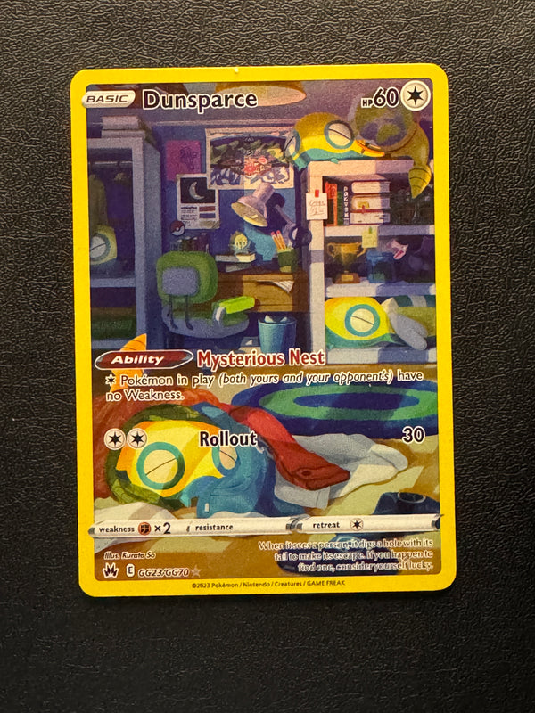 GG23 Dunsparce Crown Zenith Rare Holo NM