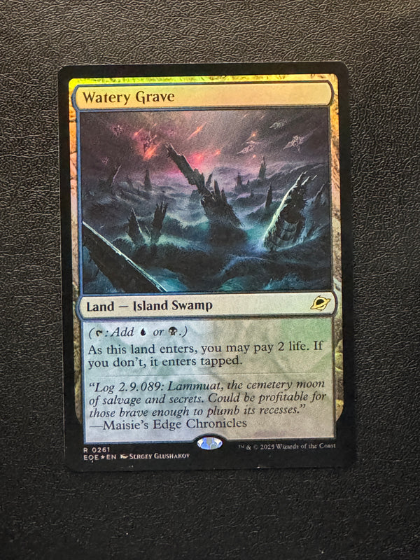 261 Watery Grave [Foil] Edge of Eternities Rare Foil Near Mint