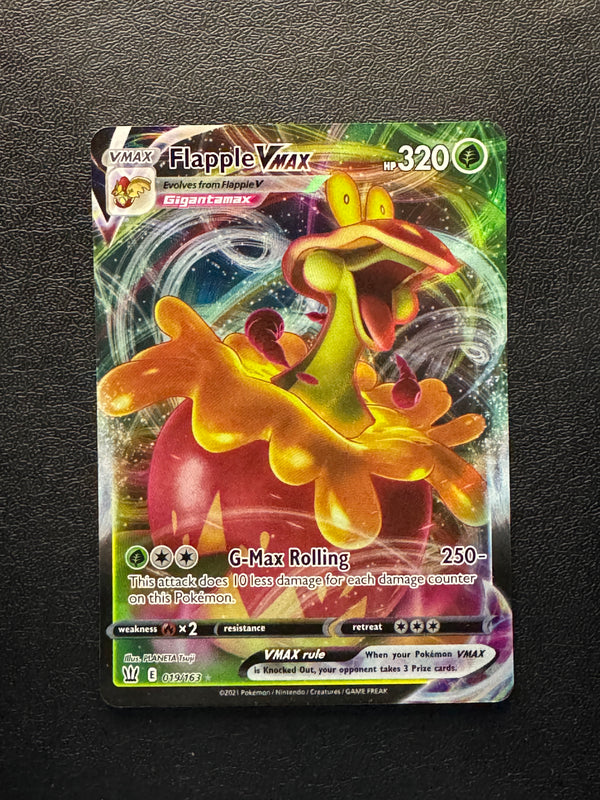 019 Flapple VMAX Battle Styles Holo Rare VMAX Near Mint