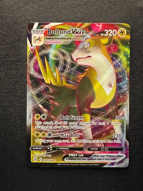 104 Boltund VMAX Fusion Strike Holo Rare VMAX Near Mint