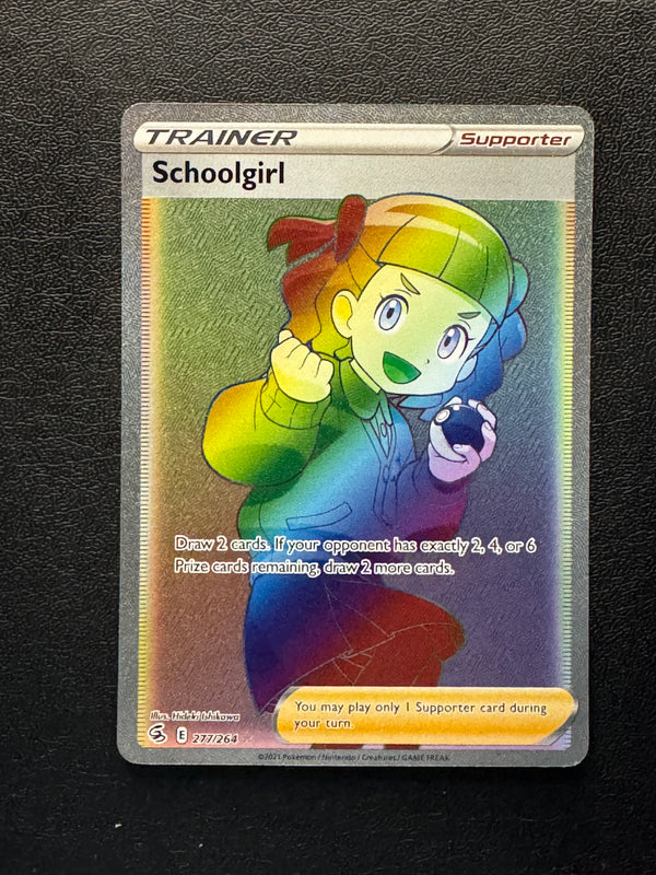277 Schoolgirl Fusion Strike Rare Rainbow Near Mint