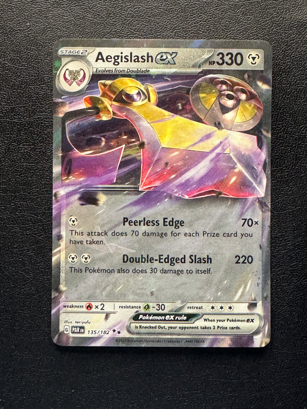 135 Aegislash ex Paradox Rift Double Rare NM