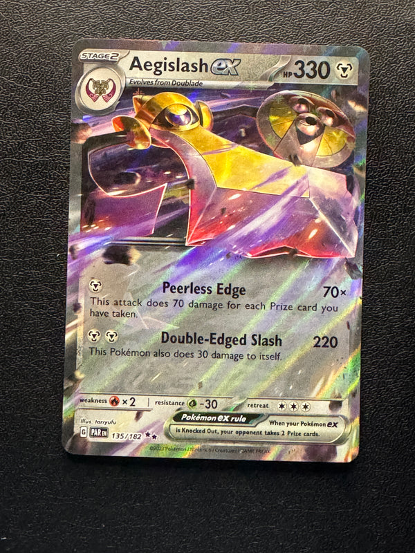 135 Aegislash ex Paradox Rift Double Rare NM
