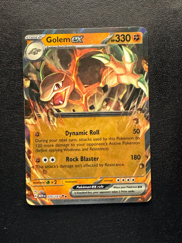 076 Golem ex Scarlet & Violet 151 Double Rare NM