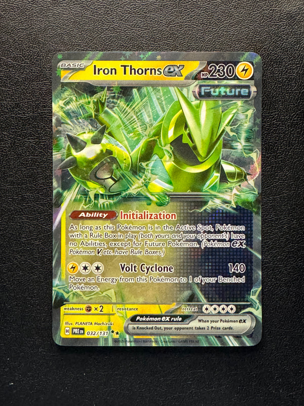 032 Iron Thorns ex Prismatic Evolutions Double Rare Near Mint