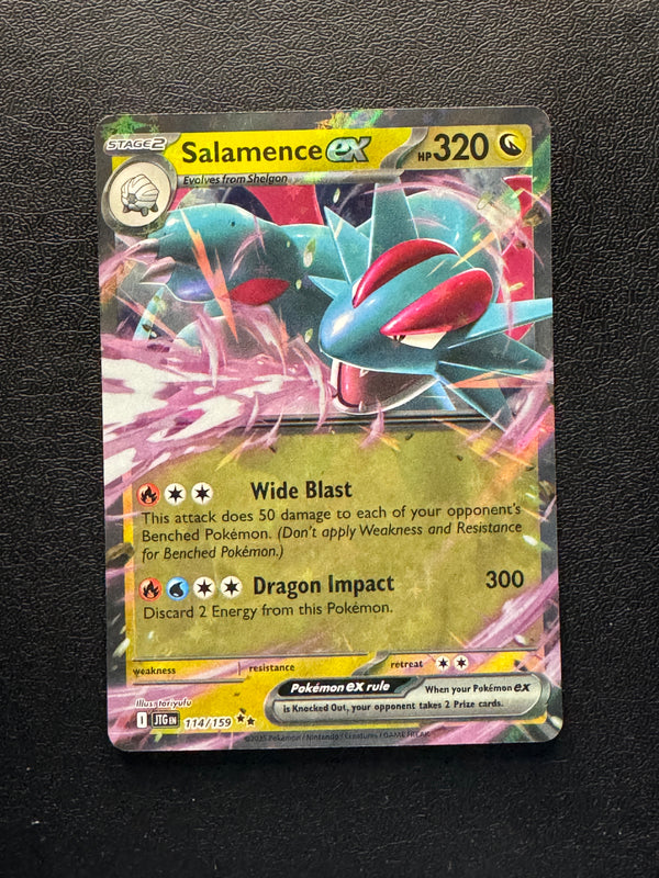 114 Salamence ex Journey Together Double Rare NM