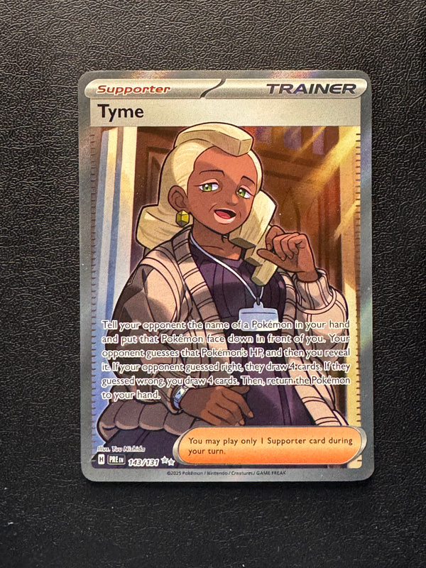 143 Tyme Prismatic Evolutions Ultra Rare NM