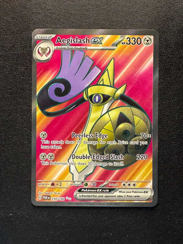 230 Aegislash ex Paradox Rift Ultra Rare Near Mint