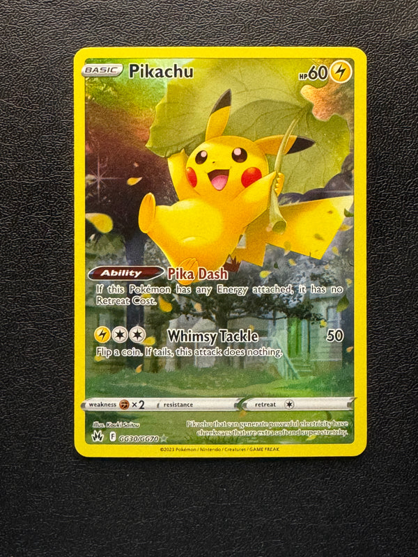 GG30 Pikachu Crown Zenith Rare Holo Near Mint