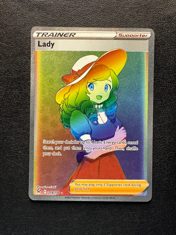 208 Lady Lost Origin Rare Rainbow Near Mint