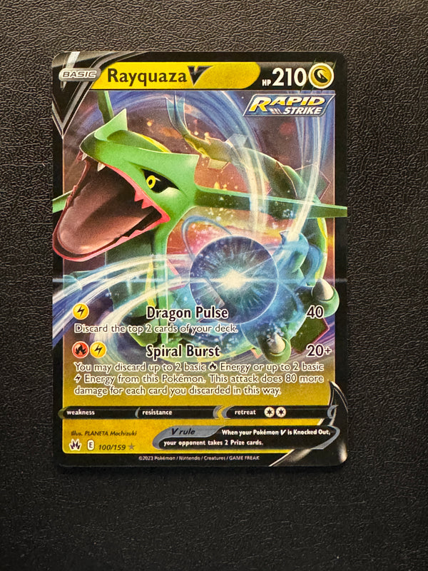 110 Rayquaza V Evolving Skies Holo Rare V Near Mint