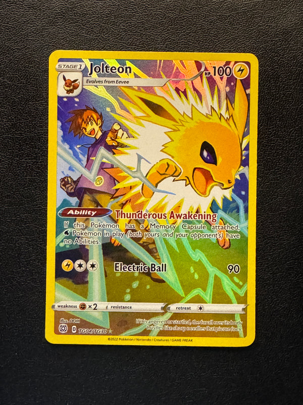 TG04 Jolteon Brilliant Stars Rare Holo Near Mint