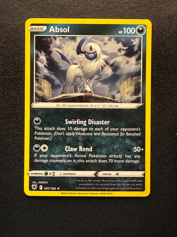 097 Absol Astral Radiance Rare Holo Near Mint