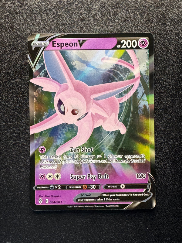 064 Espeon V Evolving Skies Holo Rare V Near Mint