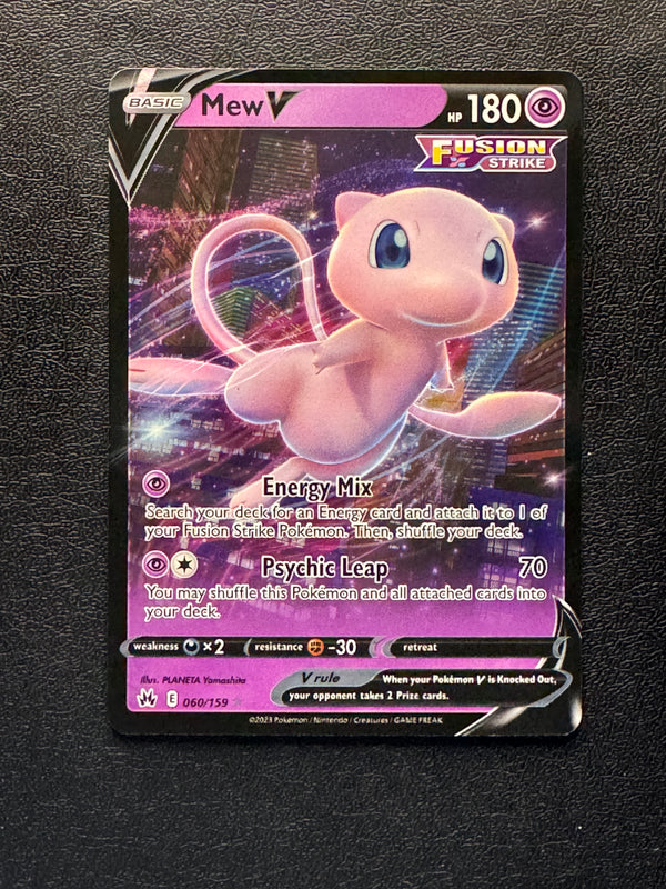 060 Mew V Crown Zenith Holo Rare V Near Mint
