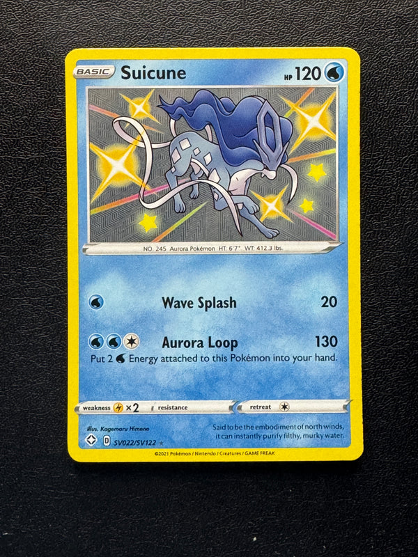 SV022 Suicune Shining Fates Rare Shiny Near Mint