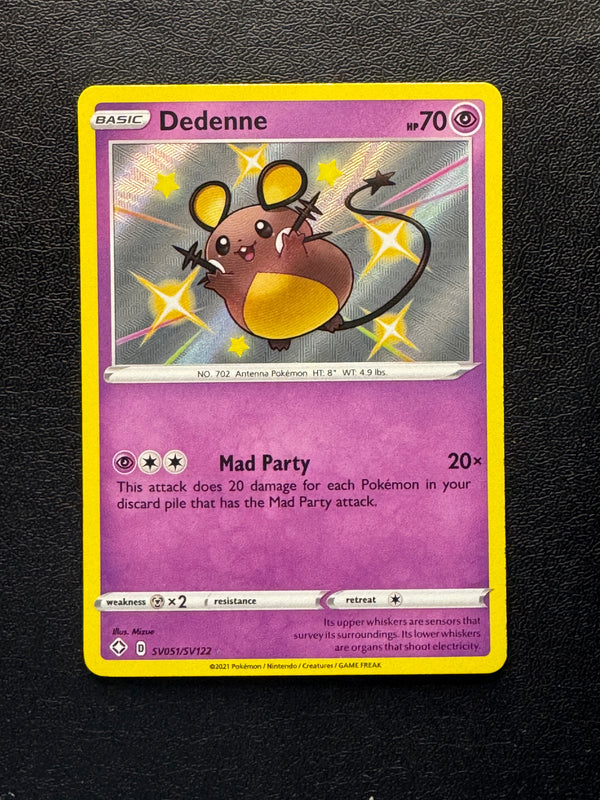 SV051 Dedenne Shining Fates Rare Shiny Near Mint