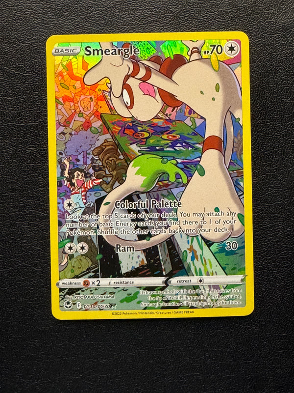 TG10 Smeargle Silver Tempest Rare Holo Near Mint