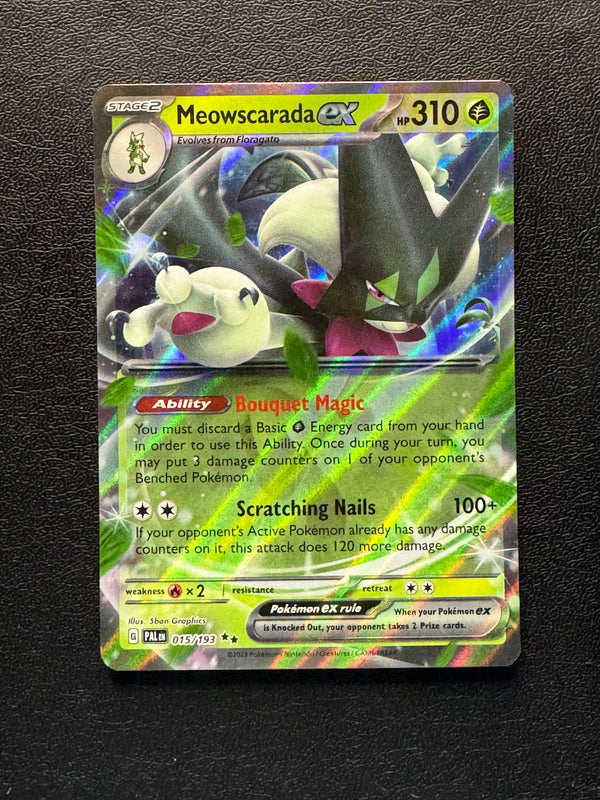 015 Meowscarada ex Paldea Evolved Double Rare NM