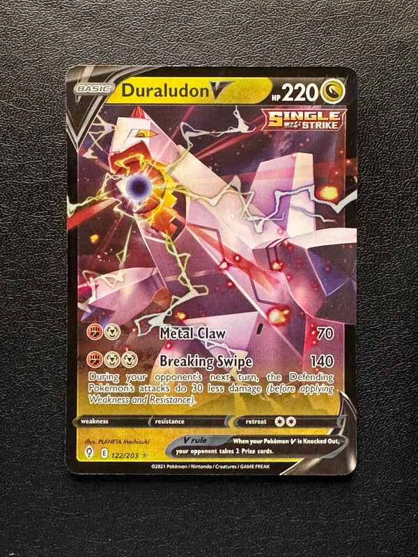 122 Duraludon V Evolving Skies Holo Rare V NM